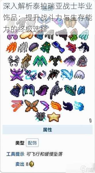 深入解析泰拉瑞亚战士毕业饰品：提升战斗力与生存能力的终极选择